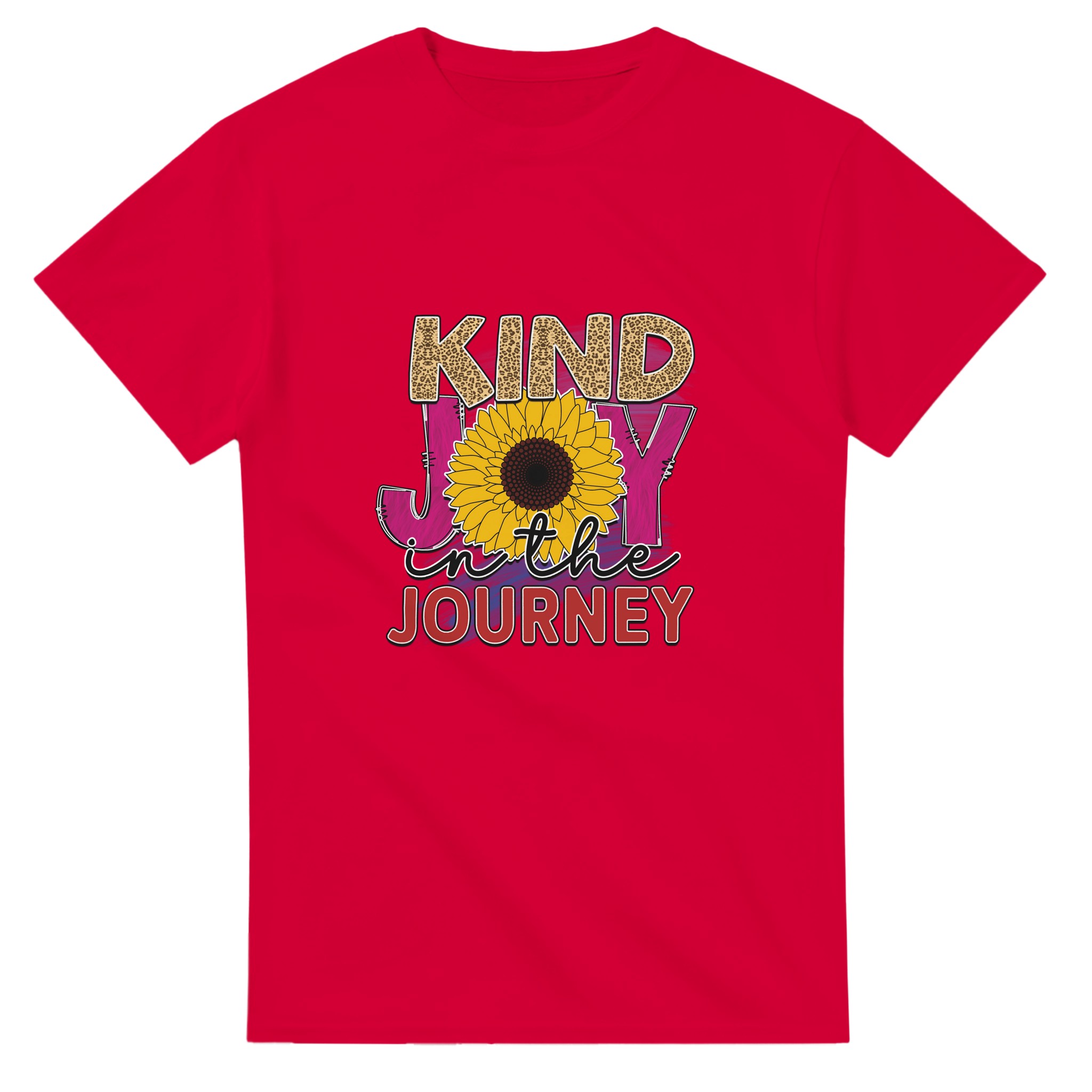 Kind Joy in the Journey T-shirt – Sunflower & Leopard Print Design for Everyday Positivity Tstore 0e4cfa35-0987-426c-bf11-9d921f9aae9f