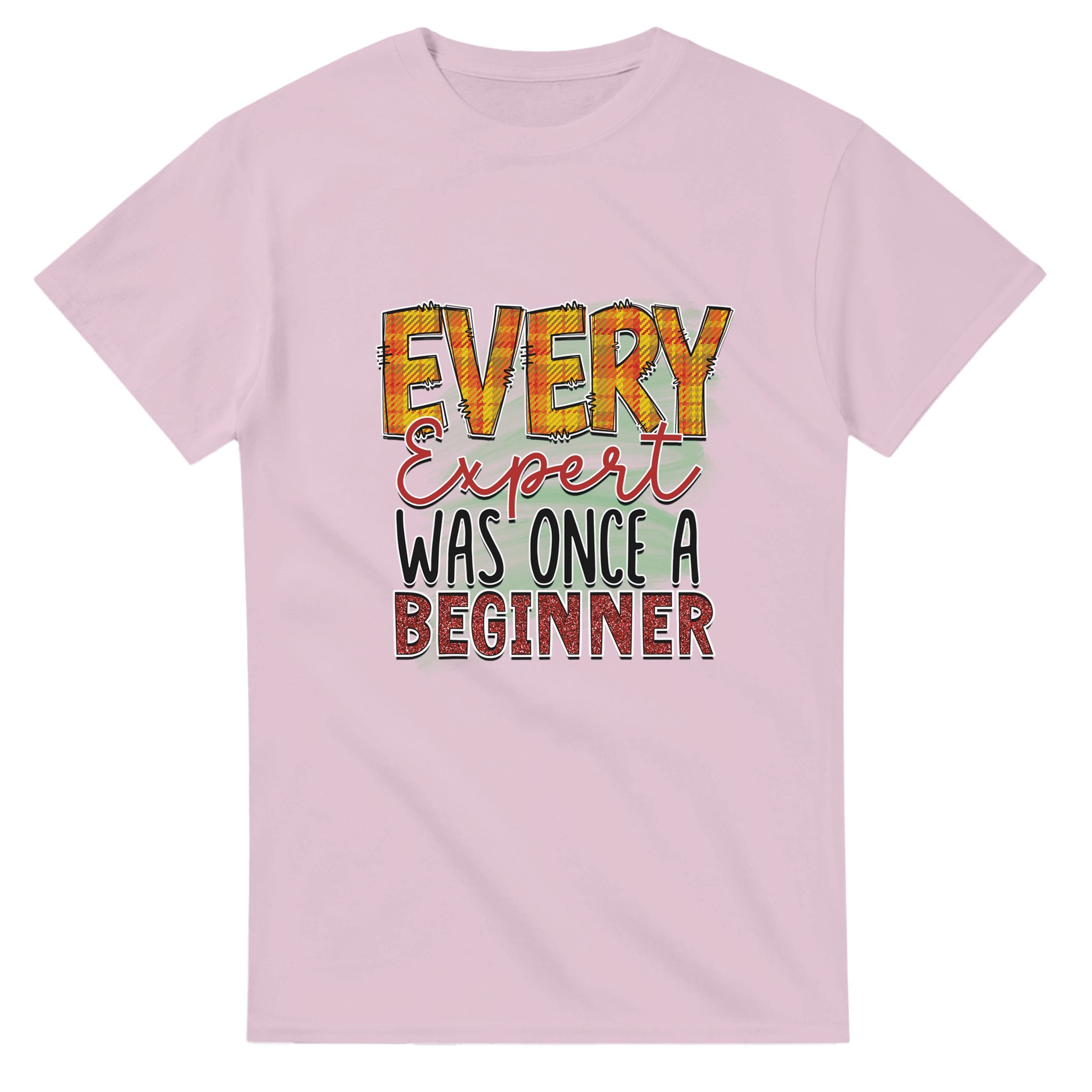 Inspirerande Retro T-shirt – 'Every Expert Was Once a Beginner' – Unisex & Slitstark Design i Flera Färger Tstore 1166c1d3-c460-44da-a20b-39a4daad8cc8