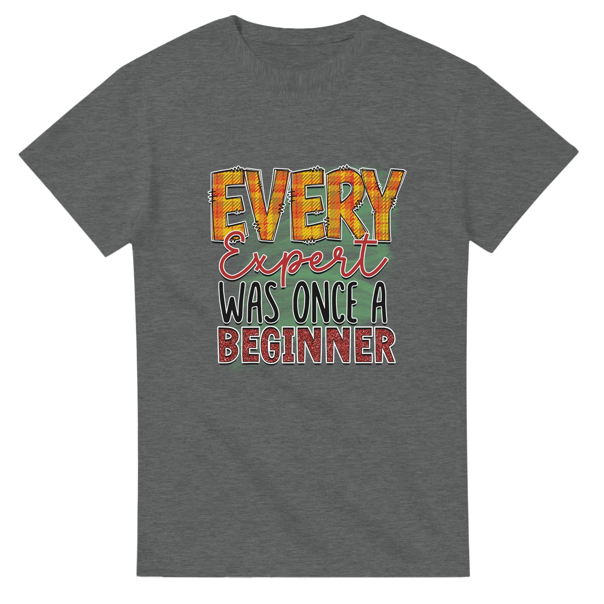 Inspirerande Retro T-shirt – 'Every Expert Was Once a Beginner' – Unisex & Slitstark Design i Flera Färger Tstore 11aa3d84-90e9-42be-bde0-682e2cb28c62