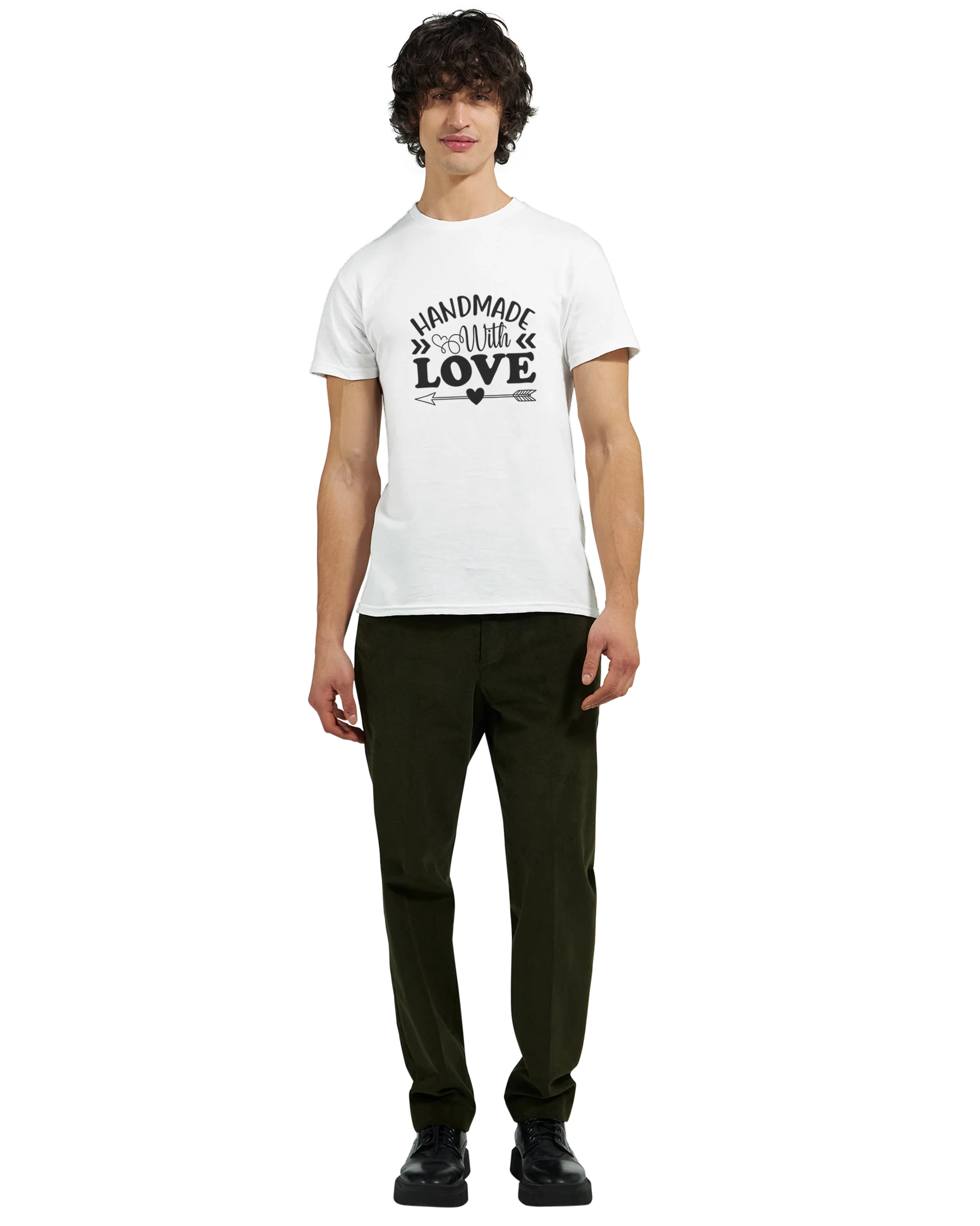 Handmade With Love T-shirt – Hantverksinspirerad Bomullströja med Unisex-passform och Tryck Tstore 022e06f5-e9ab-4681-b99c-76f0ea68bfcf