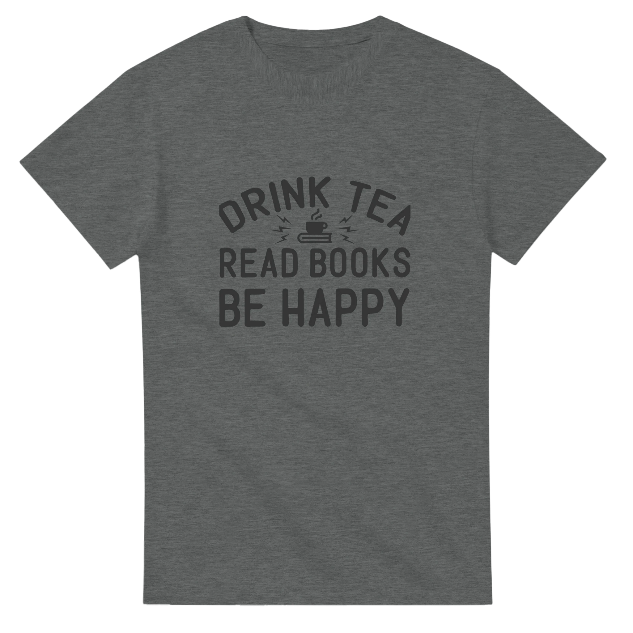 Drink Tea, Read Books, Be Happy – Klassisk Unisex T-shirt för Bokälskare i Flera Färger Tstore 1632f5bf-25a2-441f-9941-7b0cb6051109