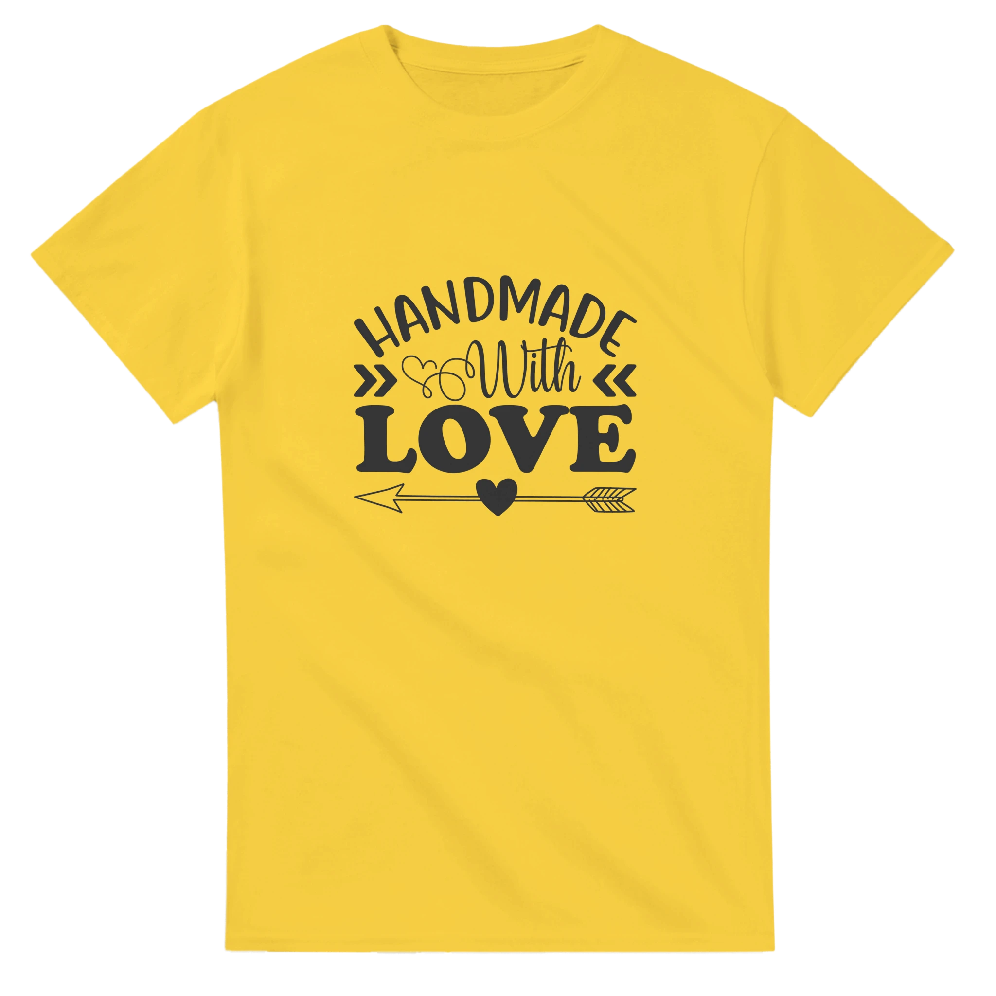 Handmade With Love T-shirt – Hantverksinspirerad Bomullströja med Unisex-passform och Tryck Tstore 604e304f-d64b-402e-8311-a95d3c0548af