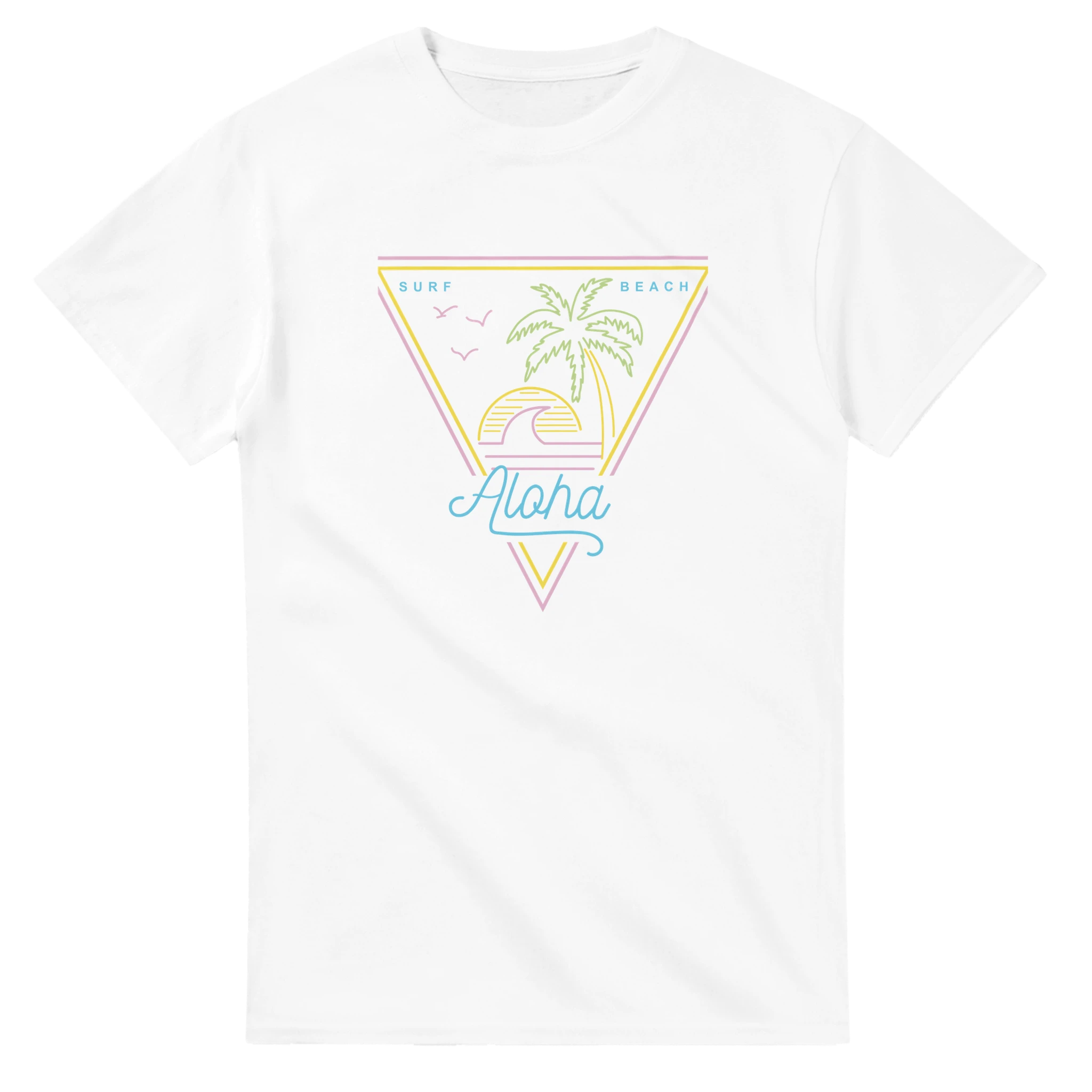 Aloha Surf Beach – Neon Pastel T-shirt i Klassisk Bomull för Unisex Stil och Komfort Tstore 8135b5bd-c576-4046-85c2-19739d3cdc0e