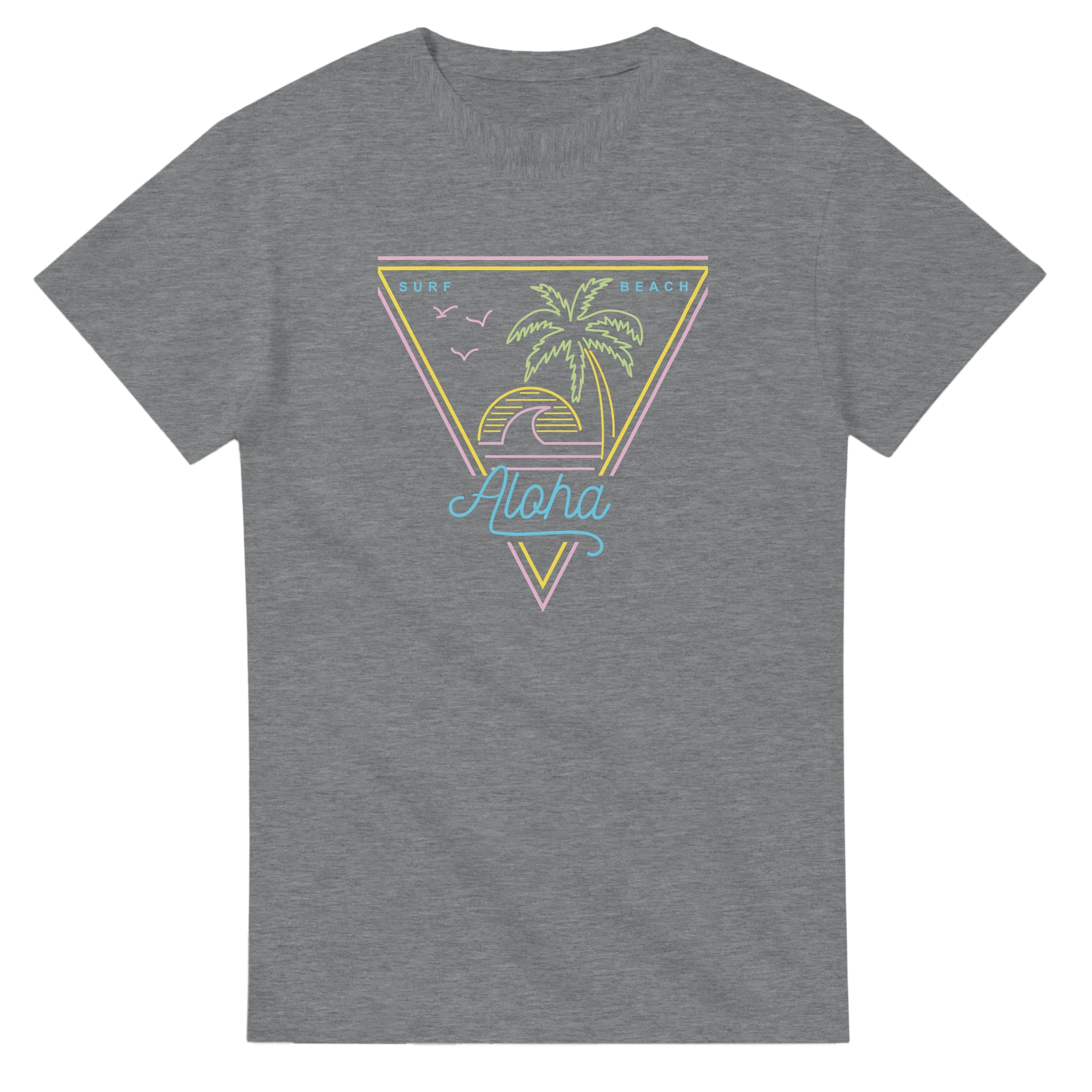 Aloha Surf Beach – Neon Pastel T-shirt i Klassisk Bomull för Unisex Stil och Komfort Tstore 8b2b0fca-0108-4aea-937a-a15bacb1e3c2