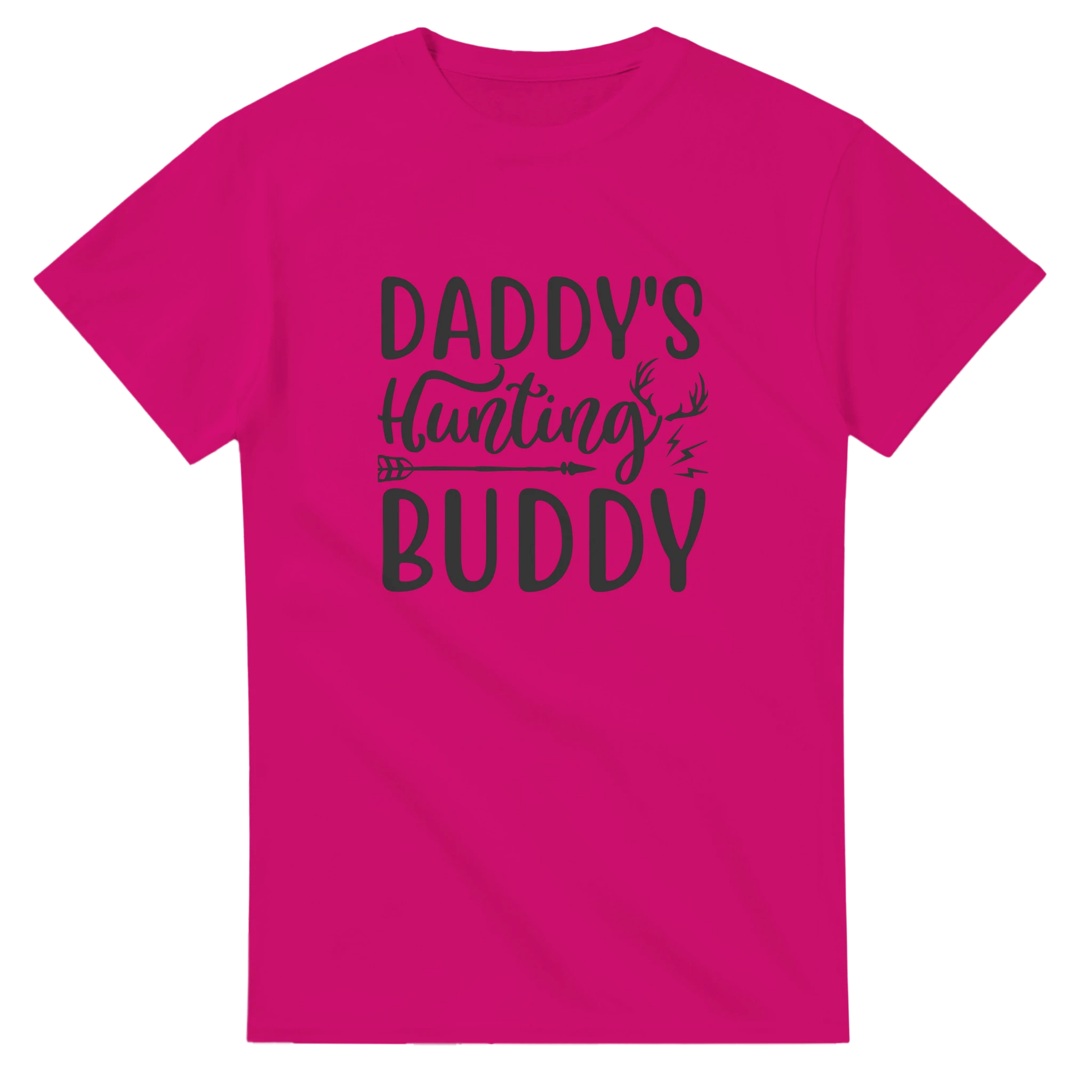 Daddy's Hunting Buddy – Klassisk Bomulls-T-shirt med Jägarmotiv för Vardags och Tryck Tstore 91092843-fc2a-4ee2-8a8e-8f681c0b53b1