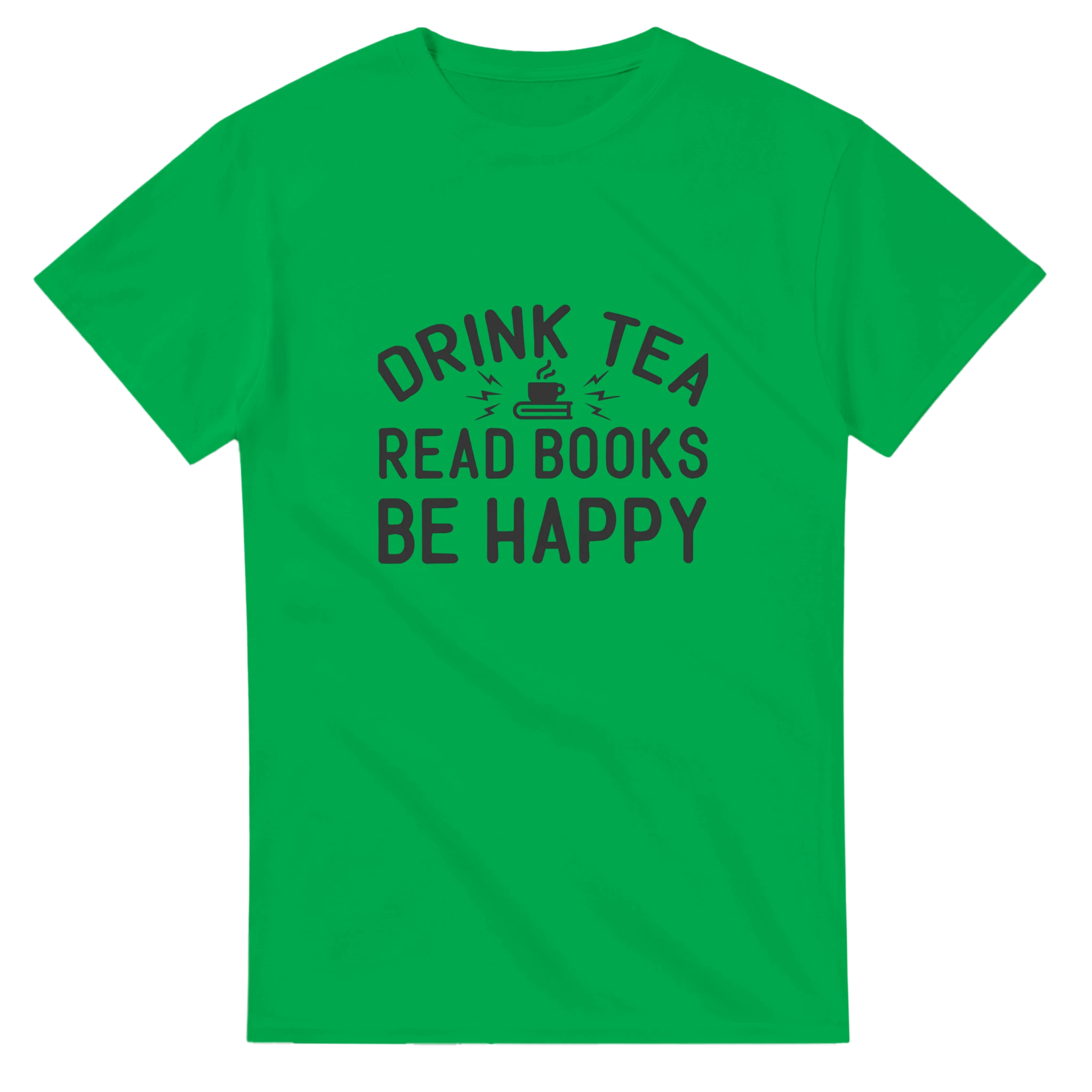 Drink Tea, Read Books, Be Happy – Klassisk Unisex T-shirt för Bokälskare i Flera Färger Tstore 9fde9df2-64b0-492f-a0a5-10b070f222f3