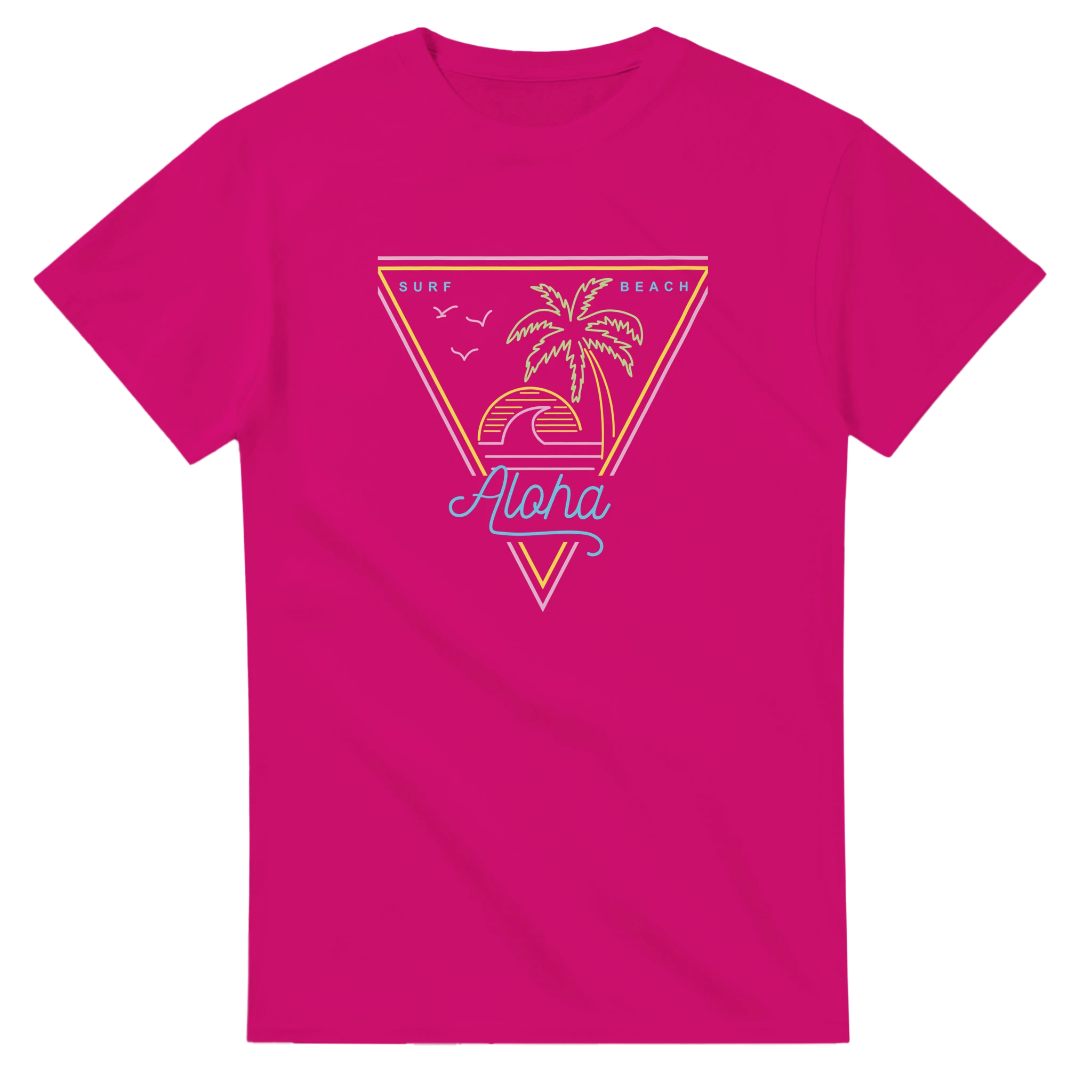 Aloha Surf Beach – Neon Pastel T-shirt i Klassisk Bomull för Unisex Stil och Komfort Tstore cda1cce0-34e0-4bdc-83c5-fc34b9ee7cb4