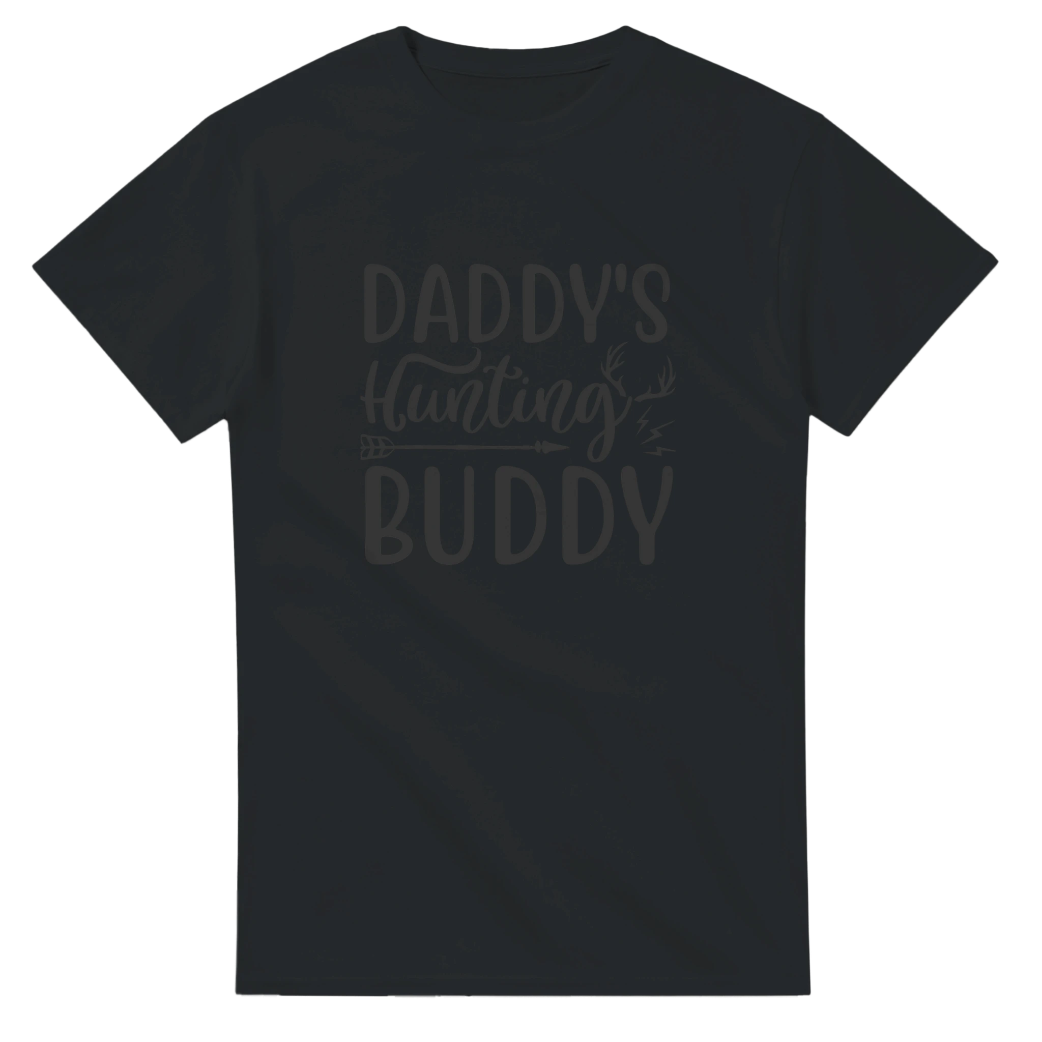 Daddy's Hunting Buddy – Klassisk Bomulls-T-shirt med Jägarmotiv för Vardags och Tryck Tstore e1ba4a62-19e4-4d4a-99b8-1681eff778eb