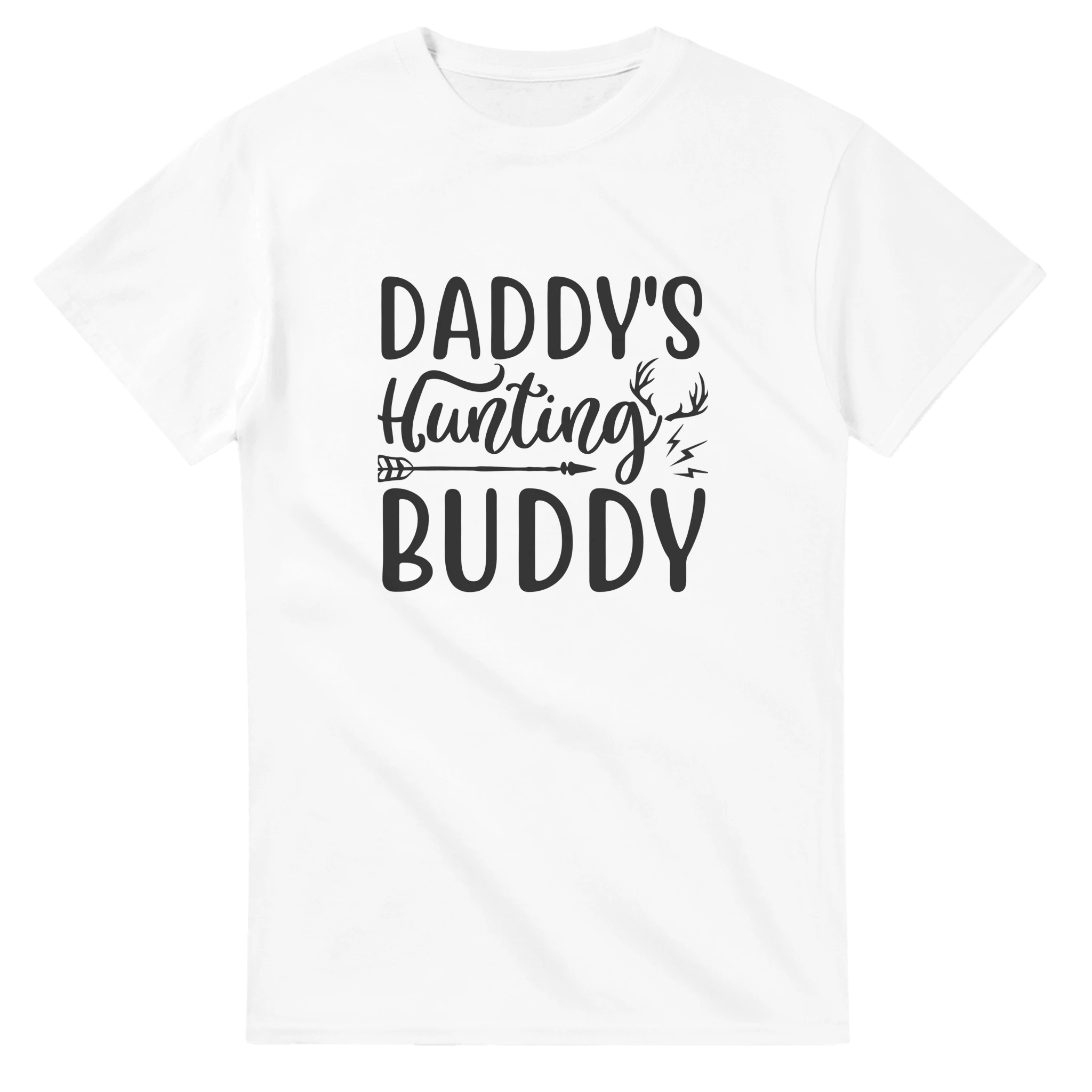 Daddy's Hunting Buddy – Klassisk Bomulls-T-shirt med Jägarmotiv för Vardags och Tryck Tstore f321f084-0b25-488f-bf9a-a0bc38f37a55